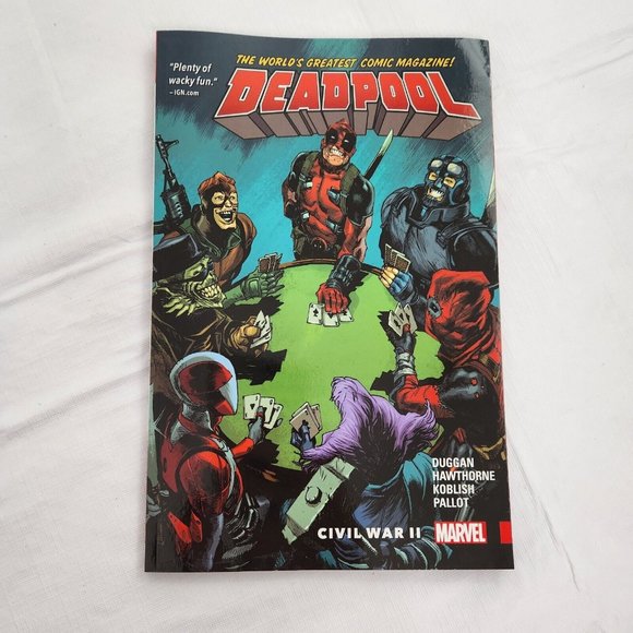 Deadpool Comic Book Marvel Civil War II Book - Picture 1 of 10